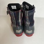 Sperry Waterproof Duck Boots Women's 8M Plaid Wool Lace Up Ankle Rain Booties Photo 4
