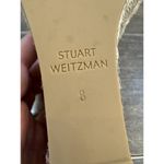Stuart Weitzman  Teddi Wedge Espadrille Sandals Size 8 Gold  $395  Cocktail Metal Photo 7