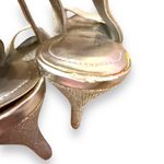 Worthington  Dayne Silver Metallic Peep Toe Stiletto Heels Sz‎ 6.5 Photo 11