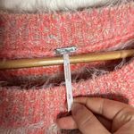 Free People Phoebe Strawberry Cream plush eyelash pullover sweater size S Photo 9