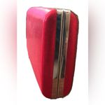 Glamorous Red and Gold Clutch with Dazzling Finish Photo 1