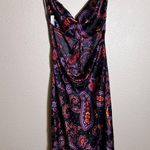 Danielle Bernstein  We Wore What Black Paisley Satin Mini Dress Womens M Party Photo 5