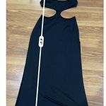 AGENT PROVOCATEUR Black & Gold cut out midi Christiana Cover Up Dress 6 Photo 6