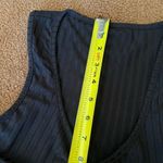 SheIn black contrast lace panel v neck tank top S Photo 8