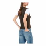 The Kooples Logo T-Shirt Brown Cotton White Short Sleeve Women’s Size 1 NWT Photo 11