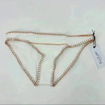 Ellejay  x Revolve Women's Daniela Blanket Stitch Swim Bottom Size M NEW Photo 4