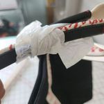 Victoria's Secret  Logo Black Canvas Signature Large Beach Tote Shop Bag NEW Tags Photo 3