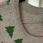 Hanna Andersson Gray Long Sleeve Shirt with Green Tree Pattern size Med Photo 3
