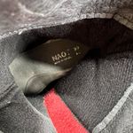 Naot Ella Volcanic Red Leather Wedge Boots Size 39 Photo 10