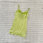 Bailey Rose Lime Green Spaghetti Strap Dress Photo 3