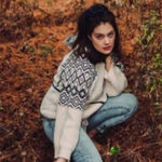 POL fun Aztec chenille sweater Size M Photo 0