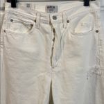 AGOLDE NWT  90s Mid Rise Loose Fit Distressed Denim Straight Jeans White Size 27 Photo 7