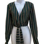 Spoon Jeans Cropped Top Green Size L Photo 0