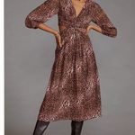 Anthropologie  Floral Cut-Out Midi Dress. Photo 1