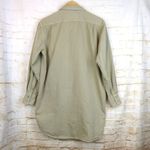 VTG Code Bleu Shirt Women L Beige Relaxed Button Shacket Hong Kong Lagenlook Size L Photo 1