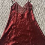 Victoria's Secret VINTAGE Copper Lace Satin Chemise Slip Nightie Size S Photo 3