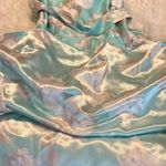 JH Floral Sleeveless Midi Dress Woman’s Size 10 Faux Wrap Bodice Waist Tie Photo 4