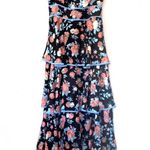 Foxiedox darlene dress maxi ruffled tiered floral flowers boho size M Photo 2