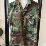 Camo Air Force Flag Patch Vest Size M Photo 0