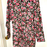 Outerknown  Floral Long Sleeve Romper, Size Large,  Linen & Organic Cotton NWT Photo 0