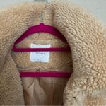 Elodie  Faux Shearling Teddy Coat in Cream Nude Small Photo 3