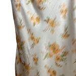 Holzweiler Eila Cream Yellow Floral Print Satin Midi Slip Dress Size XS Photo 9