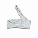 Topshop  Bikini Swim Top One Shoulder Asymmetric Cut Out Stretchy White W 8 NWOT Photo 3