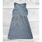 LOU LOU By2 Dress Sleeveless Women Size M/L Floral Blue Pullover V Neck EUC Photo 1