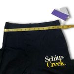 Isaac Morris NWT Schitt’s Creek Official Black Flared Knit Yoga Pants Elastic Waist New XS Photo 7