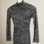 Velvet Torch Dress Mock Neck Gray Marled Long Sleeve Business Casual Neutral Photo 1