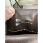 Womans Bass & Co Skyla Knee High Riding Boots 6.5 M Brown 1/4 Zip Buckle Accent Photo 6