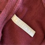 Athleta Sweatshirt Style Midi Dress Size M/T Burgundy Photo 1
