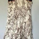 NWT Vera Cristina black satin halter rose detail cocktail dress sample? sz 4 Photo 0