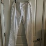 Anatomie The Sonia Curvy High Rise Pants White Size L Photo 2