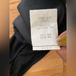 BCBG Side Slit Black Midi Dress With Knot Detail At The Waist Size L Photo 11