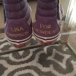 Vans  Lisa For President suede skate sneakers unisex men's 5 women's 6.5 Photo 2