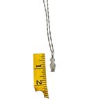 Boy charm necklace pendant 925 marking boy with overalls Silver Photo 8