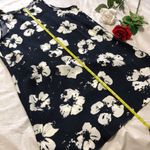 Alfani  Navy And White Floral Dress 12 Photo 7