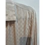 Lovestitch Bohemian Tunic Top Women's Small Checkered Tiered Long Sleeve Casual Photo 2