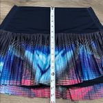 Lucky In Love Novelty Spotlight High Rise Pleated Tennis Skirt Skort Blue Pink M Size M Photo 7