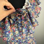 Gunne Sax  Jessica McClintock Vintage Ditsy Floral Mini Dress Sz 9/10 Photo 5