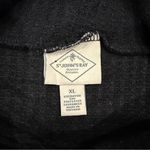 st. john's bay NWT  Black Waffle Knit Cowl Neck Long Sleeve Photo 5