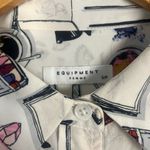 Equipment  Slim Signature Print Silk Shirt [RARE Print] Size SMALL Photo 3