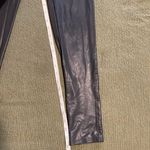 Women’s shiny Black leggings Size L Photo 4