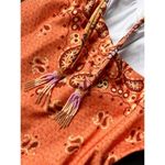 Farm Rio NEW  Halter Cutout One-Piece Swimsuit Bandana Print Size Small Photo 7