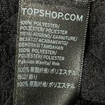 Topshop Flower Trim Mini Skirt Black Size 4 Photo 4