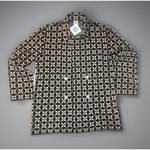 Anne Klein Stretchy Sweater Blazer Size Open Front Brown Black Size XL NWT Photo 0