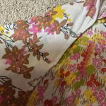 Anthropologie R71990T Floral Print Wrap Blouse Long Sleeve Rayon Size Medium Photo 4