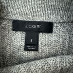 J.Crew  Gray Sweater Black Bow Detail Classic Coquette Soft Classic Pullover Small Photo 5