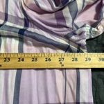 CATHERINES plus size women’s 3X long sleeve plaid roll tab sleeves pink & purple Photo 3